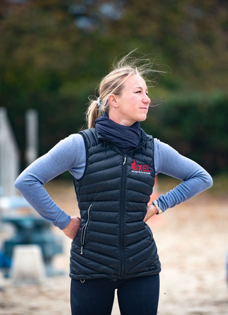 marine Monitrice equitation